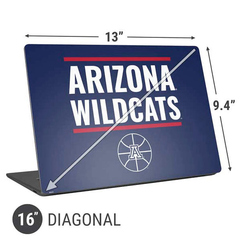 University of Arizona Wildcats Basketball Mark Universal Laptop 16in (13 x 9.4in) Skin